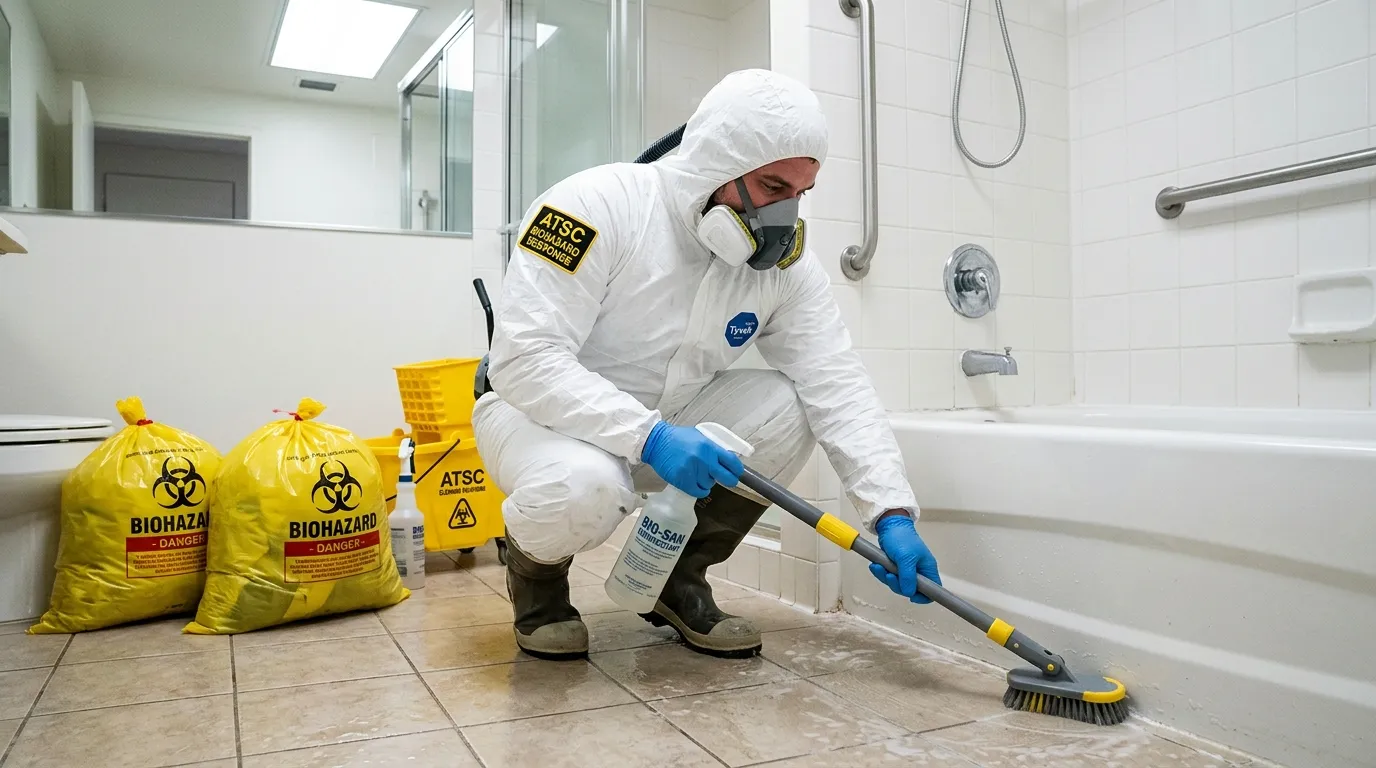 Decontamination equipment deployed for Blood Cleanup in Holly Springs